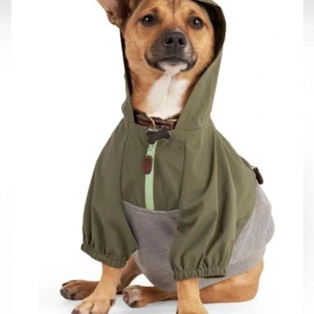REDDY Dog Windbreaker Sports Color-Block Dog Hoodie
